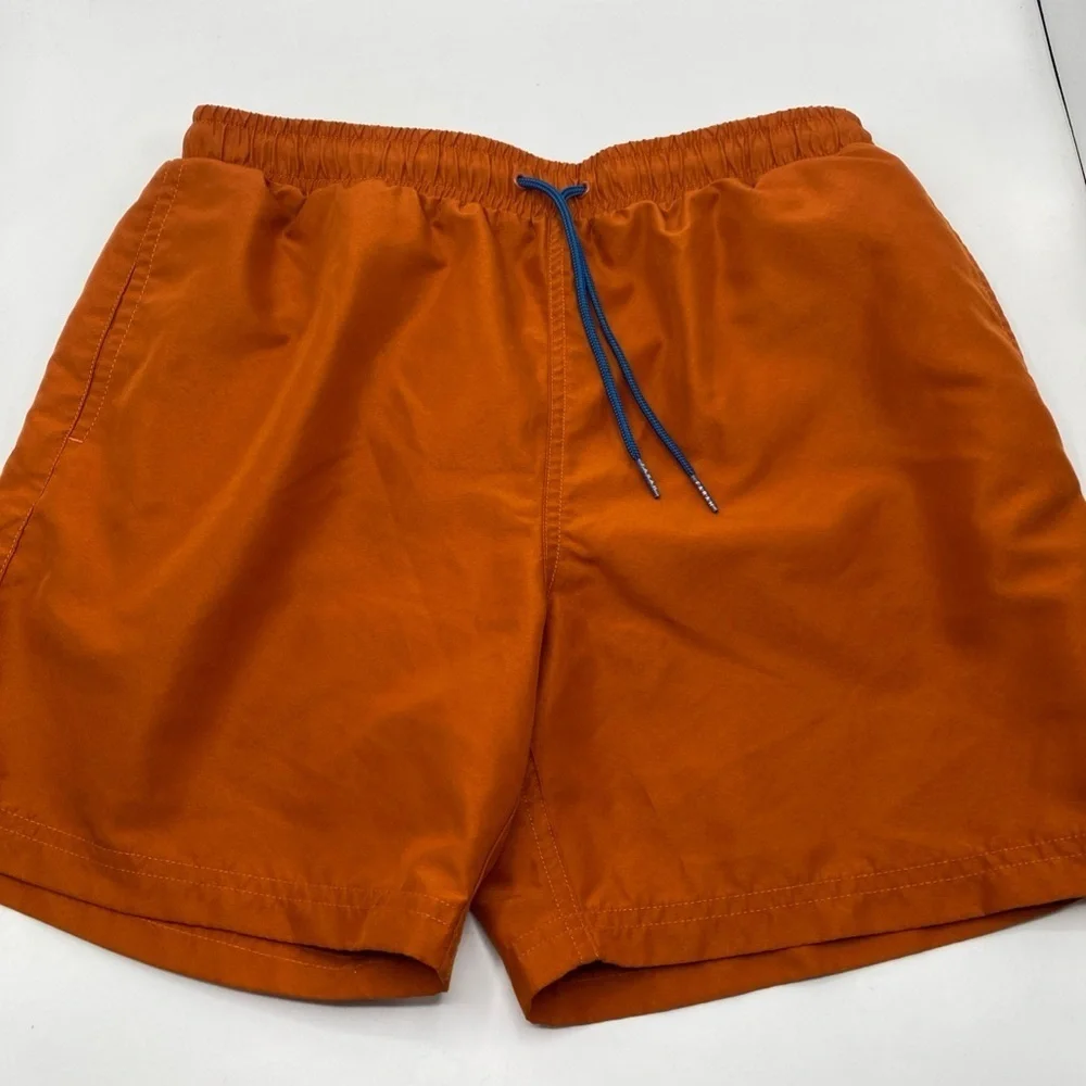 Farah Men's Swim Shorts Small Board Shorts Suit Orange